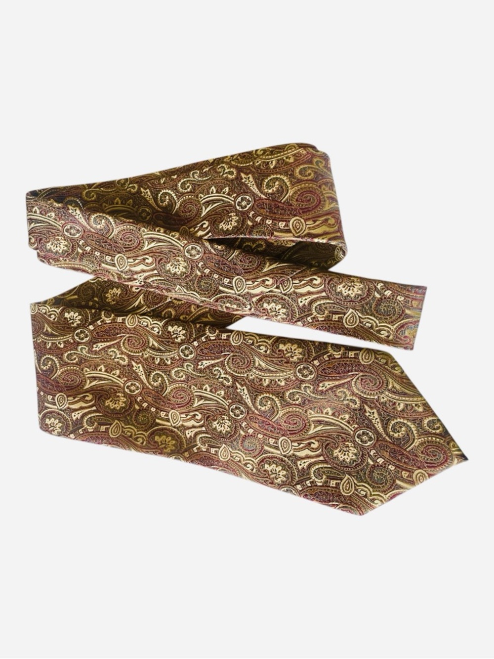 3/$30 Giorgio Bissoni Paisley Silk Tie XL